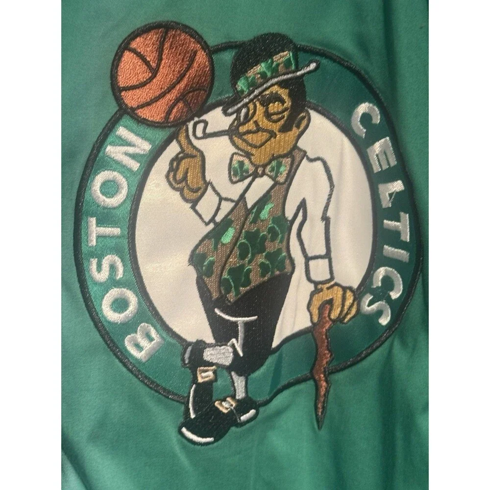 Vintage Boston Celtics Starter Jacket 4XL 80s 90s Green  Bomber Men’s NBA - Picture 3 of 10